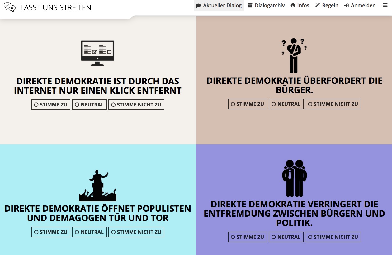 Lasst-uns-streiten.de: Brauchen Wir Mehr Direkte Demokratie?
