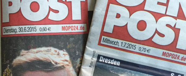 10 Cent Mehr: “Morgenpost Sachsen” Erhöht Verkaufspreis